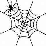 Spider Web Drawing Simple Draw Getdrawings sketch template