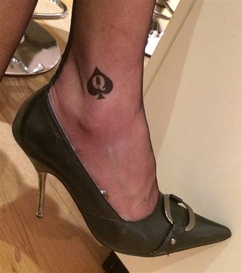 queen of spades mini temporary tattoo qos fetish bbc hotwife free pp