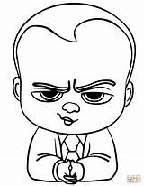 Coloring Boss Baby Pages Printable sketch template