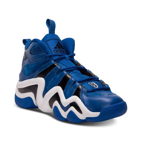 adidas crazy  basketball sneakers  blue  men royal black white lyst