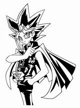 Yugioh Coloring Yu Gi Oh Pages Clipart Drawing Clipartmag Gif sketch template