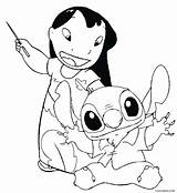 Lilo Stitch Pages Coloring Online Getcolorings sketch template