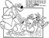 Song South Coloring Contest 1980 Disney Brer Fox Rabbit Newspaper November Film Classic Bear sketch template
