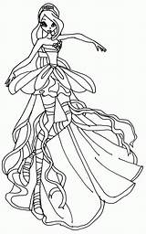 Coloring Pages Winks Winx Club Printable Bloom Popular sketch template