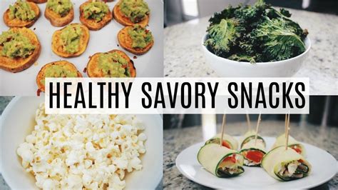 Simple Healthy Savory Snack Ideas Youtube