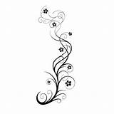 Vine Flower Tattoo Designs Tattoos Vines Swirl Swirly Tattoowoo Flowers Outline Long Foot Swirls Clip Tatuaje Women Butterfly Enredadera Tatuajes sketch template