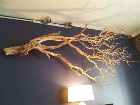 dried branches  wall tree branch wall decor cracked wall tree branch wall art