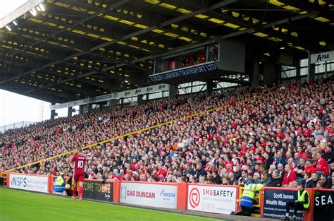 aberdeen making plans    fans  pittodrie early