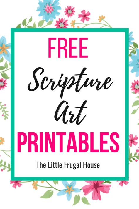 printable scripture art prints   frugal house