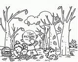 Coloring Pages Fall Seasons Choose Board Summer sketch template