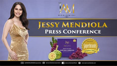 Press Conference Jessy Mendiola X Iamworldwide Youtube