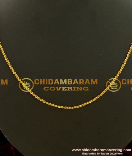 buy  gram gold plated daily wear short chain design  men  women