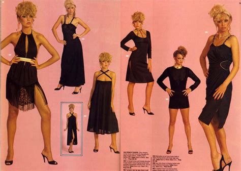 Late 70s Early 80s Catelogue Cuttings Disco Fashion