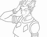 Coloring Hisoka Pages Popular sketch template