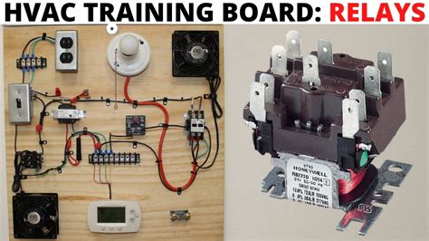 hvac training board   check  general purpose switching relay   multi meter