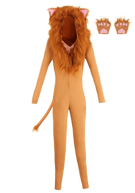 Women S Hooded Lion Costume