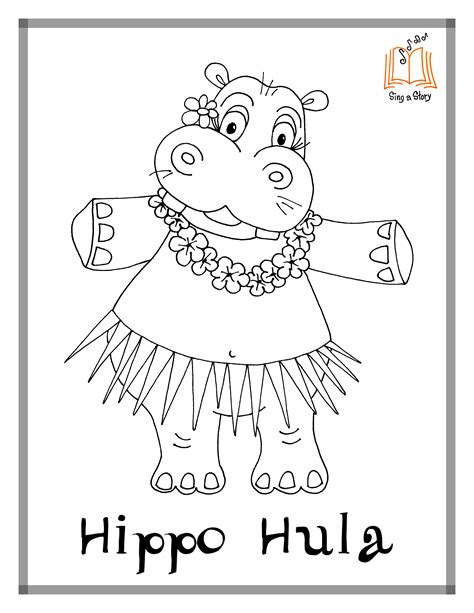 baby hippo coloring pages  getcoloringscom  printable