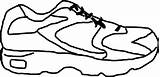 Shoe Running Coloring sketch template