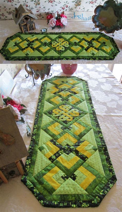 st patrick s day table runner quilts and other delights table runner placemats table