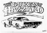 Charger Hazzard Dukes Duke Getcolorings Kommt Allein Selten Divyajanani Stampare Americani Camion Halloween Neocoloring sketch template