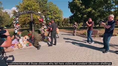 Hoy En Donetsk Se Conmemora A Todos Los Niños Que Han Caído Desde 2014