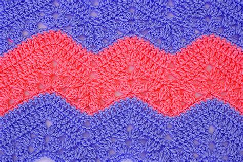 Crochet Combined Zigzag Stitch We Love Crochet