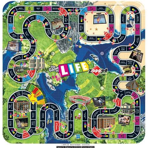 gameoflifezappededitionboard  game  life life board game