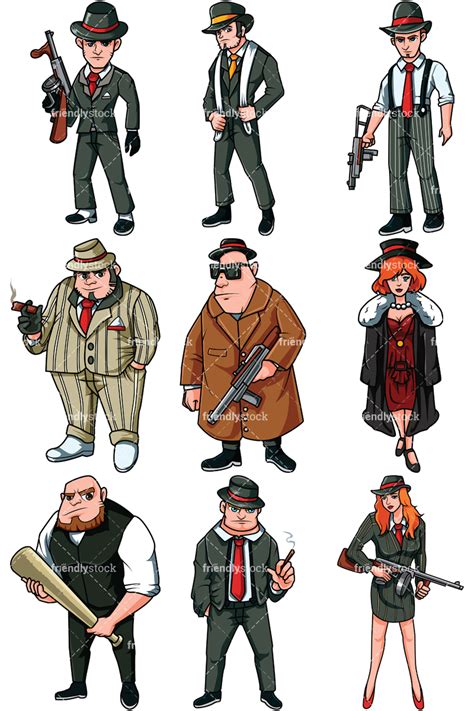 mobster vector at collection of mobster vector free