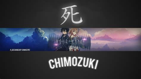 anime youtube banner   chimozuki  chimozuki  deviantart