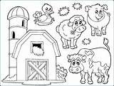 Barn Coloring Pages Getcolorings sketch template