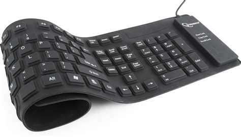 bolcom flexibel oprolbaar usb qwerty toetsenbord van gembird siliconen bedraad