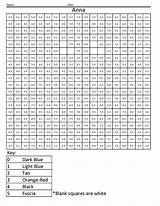 Squared Flinstone Fred Multiplication 2md Coloringsquared K5 sketch template