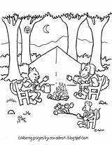 Coloring Pages Friends Camping Printable Animal Mystery Kids Camp Marshmallows Mr Coloringpagesbymradron Roast Getcolorings Adron Color Peabody sketch template