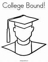 Coloring College Bound Grade First Come Pages Worksheet Class Outline Graduate Noodle Twisty Graduation Clipart Boy Responsible Print Grad Am sketch template