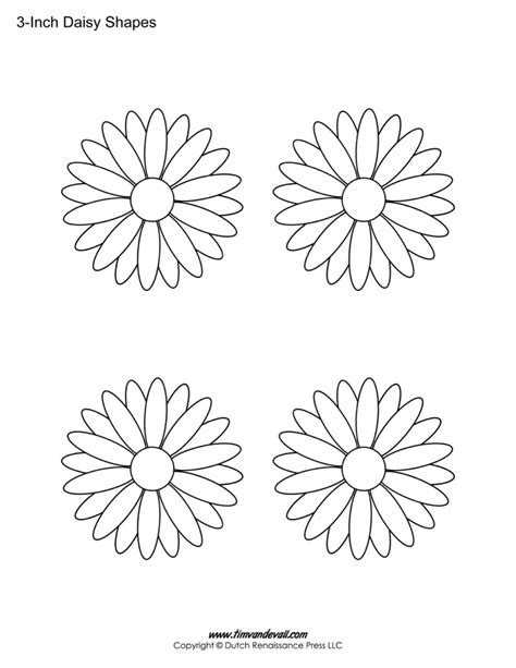 printable daisy template printable word searches