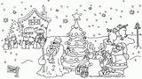 Pole North Coloring Christmas Print Pages Color Xmas sketch template