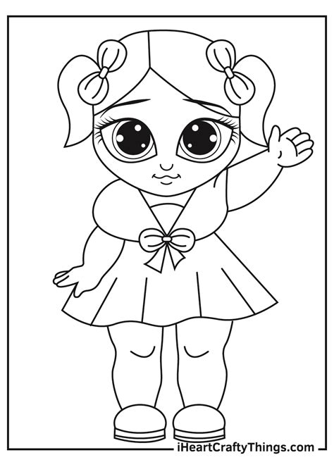 life doll coloring pages printable