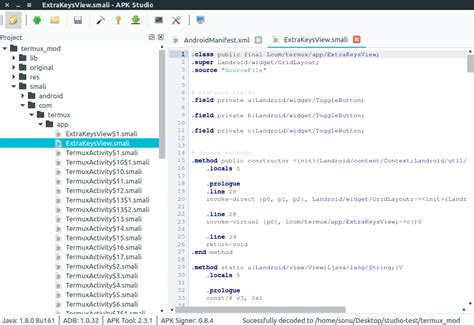 apkstudio cross platform ide  reverse engineering