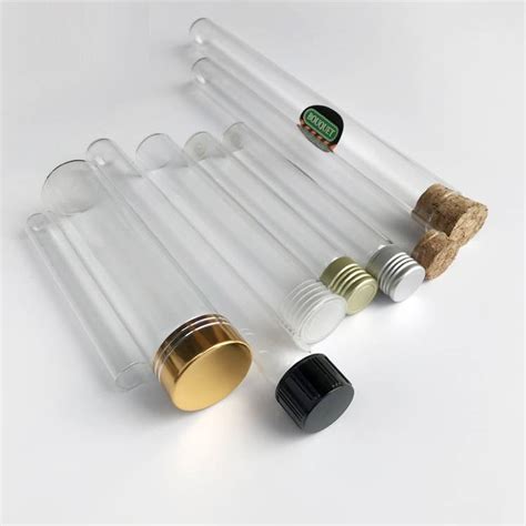 China Round Flat Bottom Tubular Glass Vials With Screw Cap Or Cork Lid