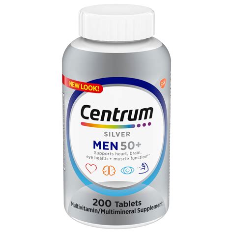 centrum silver men   multivitamin supplement tablets  count