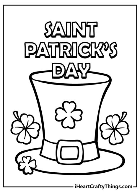st patricks day coloring pages st patricks activities st patrick