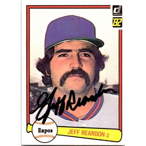 Autograph Warehouse 725316 Jeff Reardon Autographed New York Mets 1982