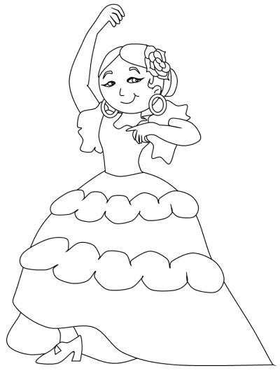 ballet dancing coloring pages
