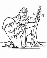 Coloring Pages Medieval Shield Getdrawings sketch template