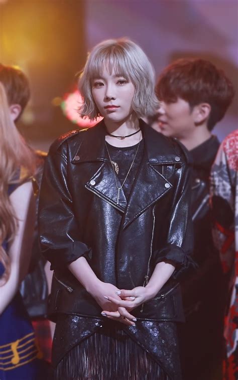 10 Female Idols That Ll Make You Want To Get A Leather Jacket Koreaboo