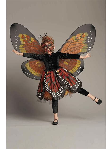 monarch butterfly costume  girls chasing fireflies