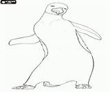 Gloria Pinguino Femmina Pinguin Pingüino Hembra Weibliche Happyfeet sketch template