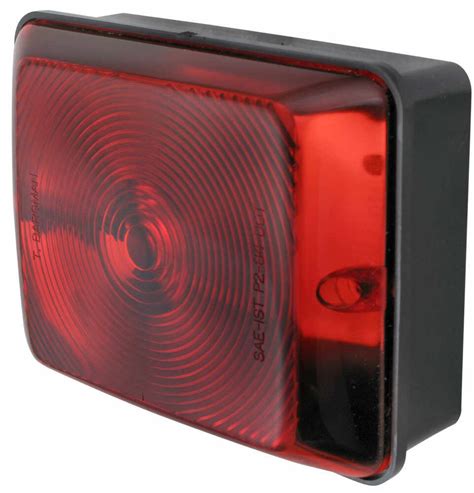 bargman single tail light  series red black base bargman trailer lights