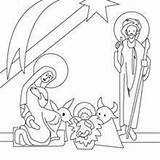 Geburt Ausmalen Christi Hellokids Nativity sketch template