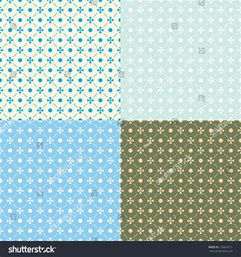 abstract vector seamless pattern   color variations
